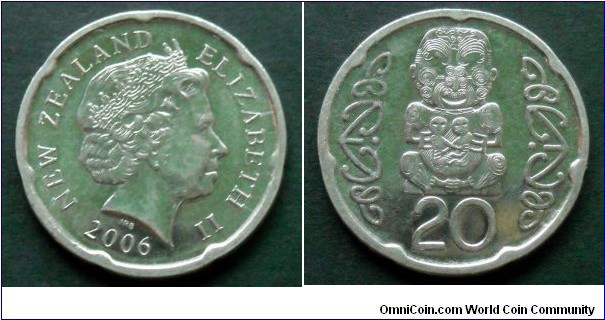 New Zealand 20 cents.
2006