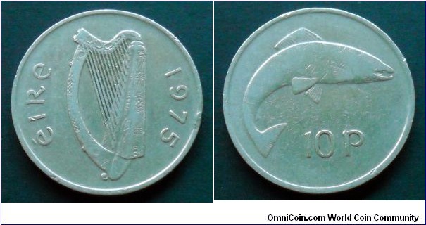 Ireland 10 pence.
1975