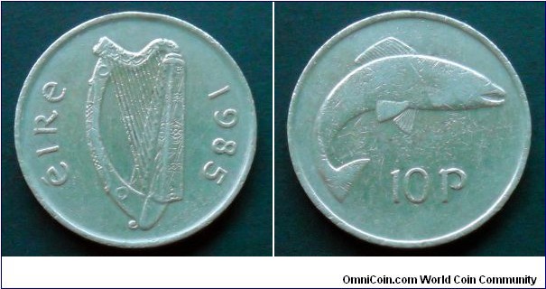 Ireland 10 pence.
1985