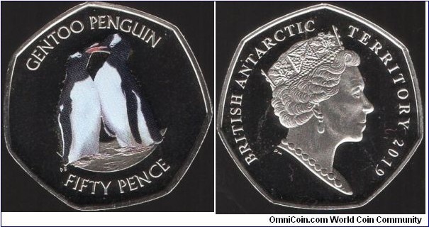BAT 50p Gentoo Penguin