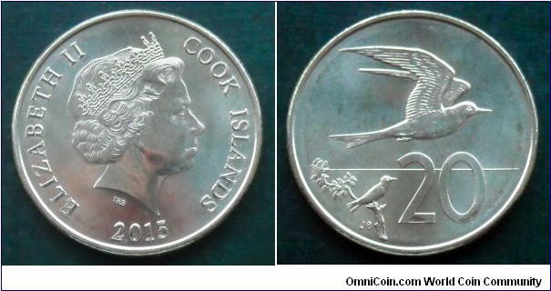 Cook Islands 20 cents.
2015