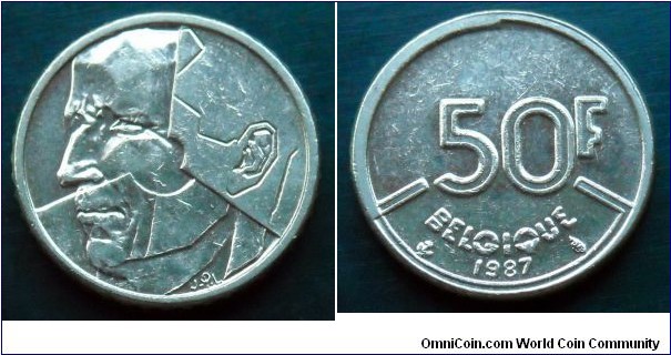 Belgium 50 francs.
1987, Belgique (II)