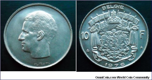 Belgium 10 francs.
1976, Belgie