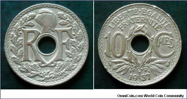France 10 centimes.
1937