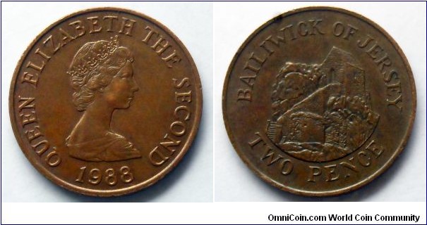 Jersey 2 pence.
1988