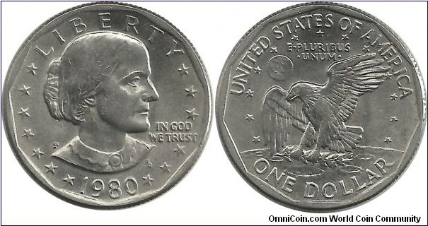 USA 1 Dollar 1980P