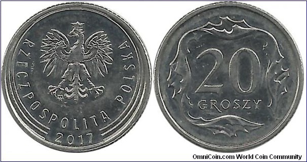 Poland 20 Groszy 2017