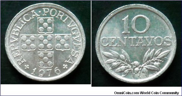 Portugal 10 centavos.
1976