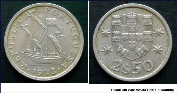 Portugal 2,50 escudos.
1973