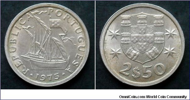Portugal 2,50 escudos.
1975