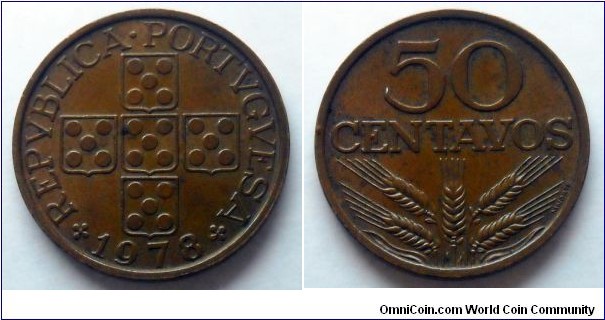 Portugal 50 centavos.
1978
