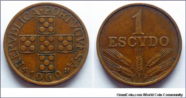 Portugal 1 escudo.
1969