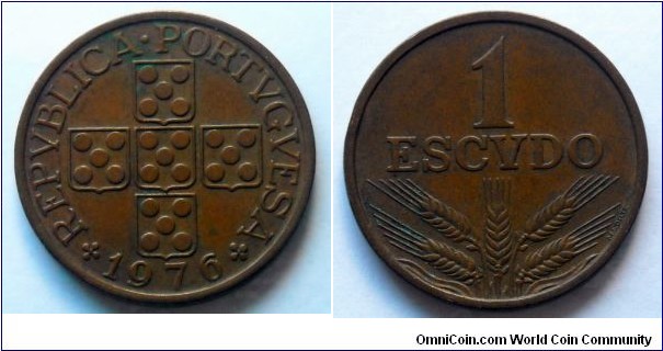 Portugal 1 escudo.
1976