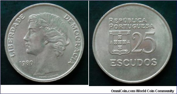 Portugal 25 escudos.
1980 (II)