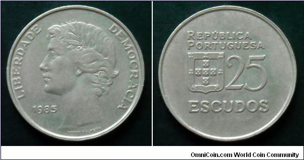 Portugal 25 escudos.
1985 (II)