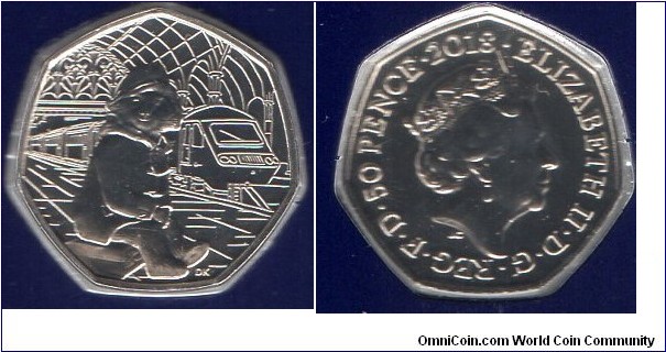 50p Paddington Bear at the Station