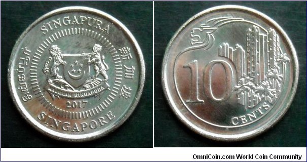 Singapore 10 cents.
2017