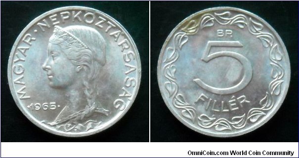 Hungary 5 filler.
1965 (II)