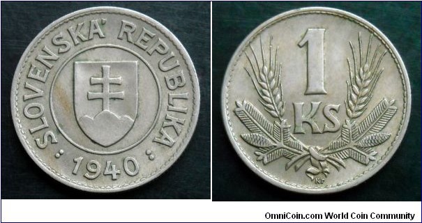 Slovakia 1 koruna.
1940 (II)
