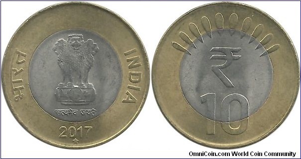 India-Republic 10 Rupees 2017(H)