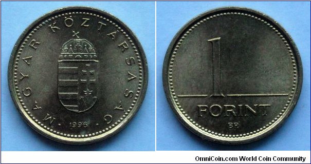 Hungary 1 forint.
1996 (II)
