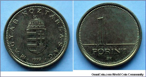 Hungary 1 forint.
1999 (II)