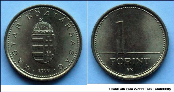 Hungary 1 forint.
2000