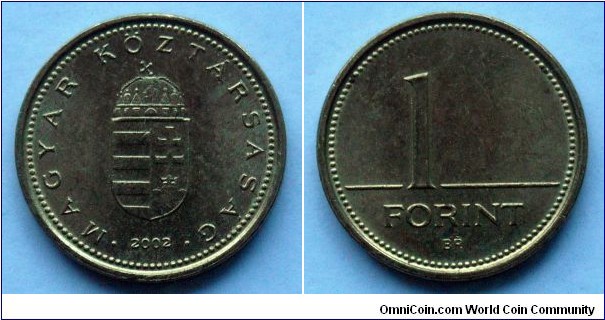 Hungary 1 forint.
2002