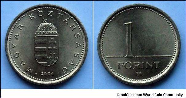 Hungary 1 forint.
2004