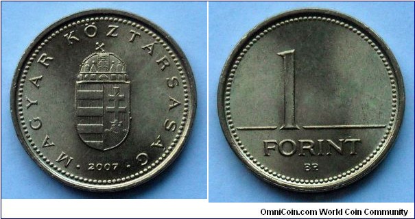 Hungary 1 forint.
2007