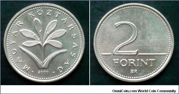 Hungary 2 forint.
2000
