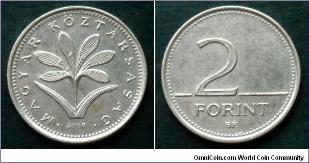Hungary 2 forint.
2006