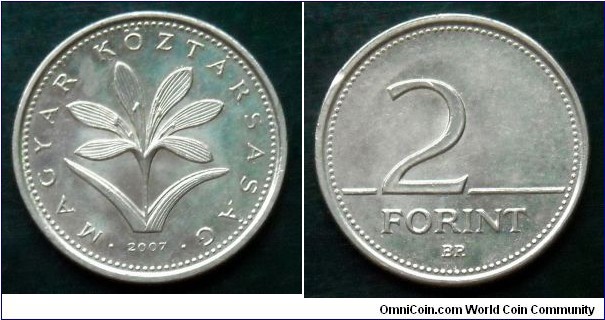 Hungary 2 forint.
2007