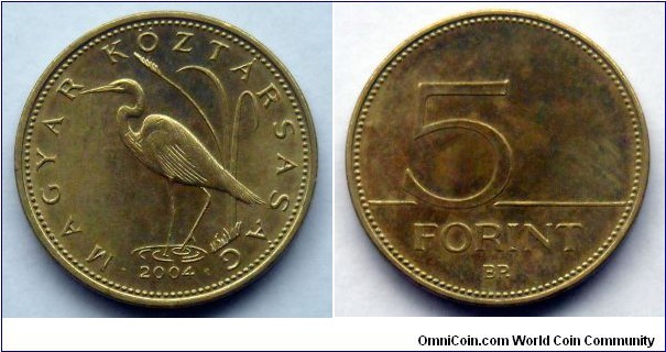 Hungary 5 forint.
2004 (II)