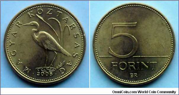 Hungary 5 forint.
2008 (II)