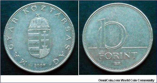 Hungary 10 forint.
2006 (II)
