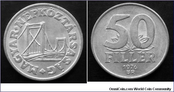 Hungary 50 filler.
1976