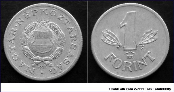Hungary 1 forint.
1974