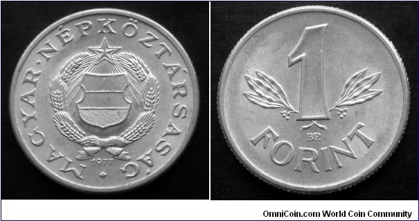 Hungary 1 forint.
1977