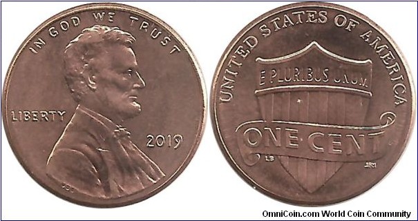 USA One Cent 2019-Union