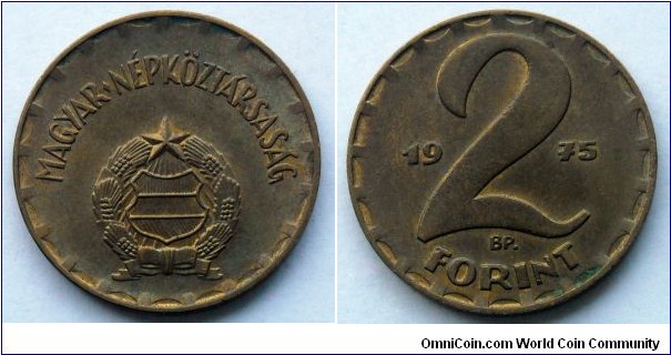 Hungary 2 forint.
1975