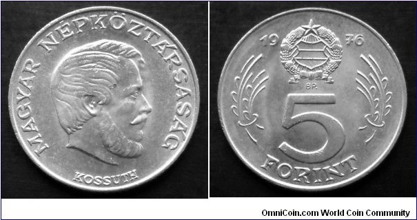 Hungary 5 forint.
1976