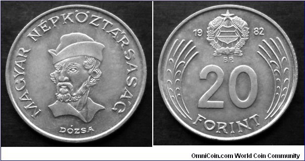 Hungary 20 forint.
1982 (II)