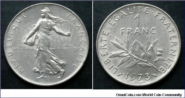 France 1 franc.
1973