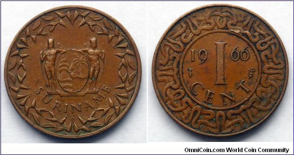 Suriname 1 cent.
1966 (III)