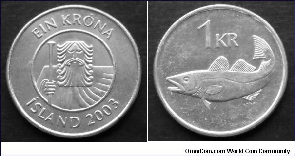Iceland 1 króna.
2003 (II)