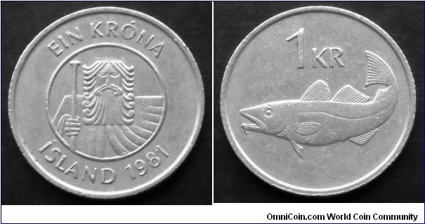 Iceland 1 króna.
1981 (II)