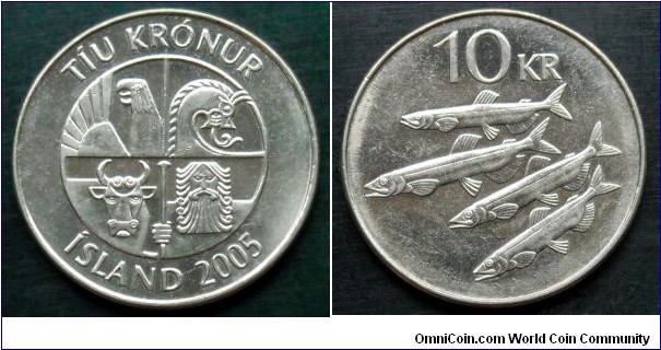 Iceland 10 krónur.
2005 (II)