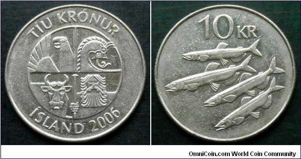 Iceland 10 krónur.
2006 (II)