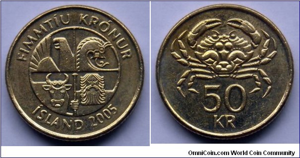 Iceland 50 krónur.
2005 (III)